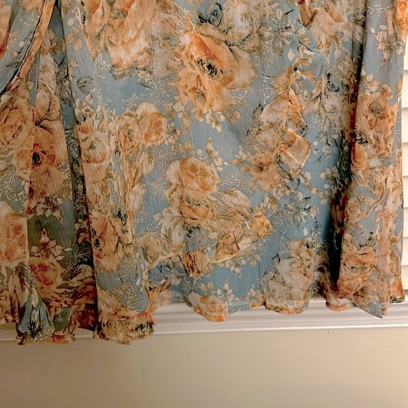Floral Wrap Sundress - Picture 10 of 10